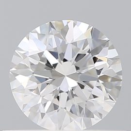 0.59 Carat - D - VVS2 - Cut - ROUND