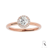 Product photo of Elegant Round Halo Diamond Ring