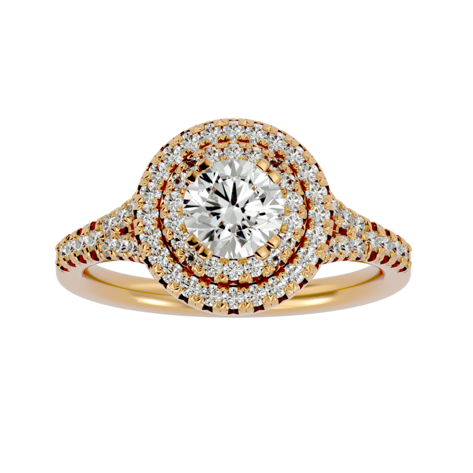 Double Halo Lab-Grown Diamond Ring - Image 4