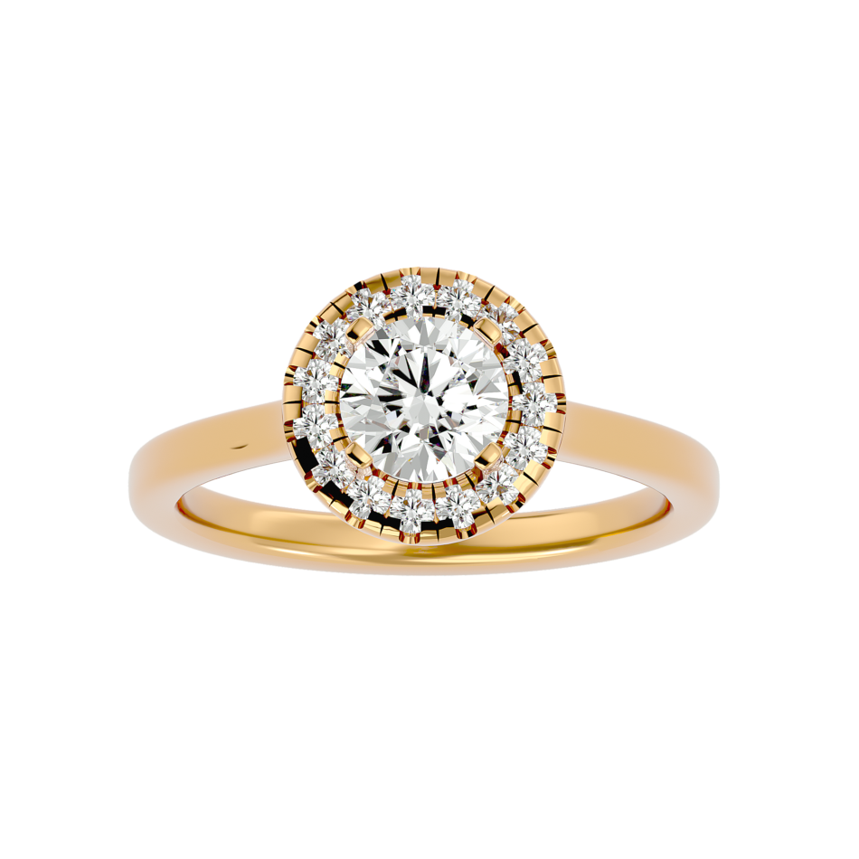 Halo Round-Cut Lab-Grown Diamond Ring - Image 4
