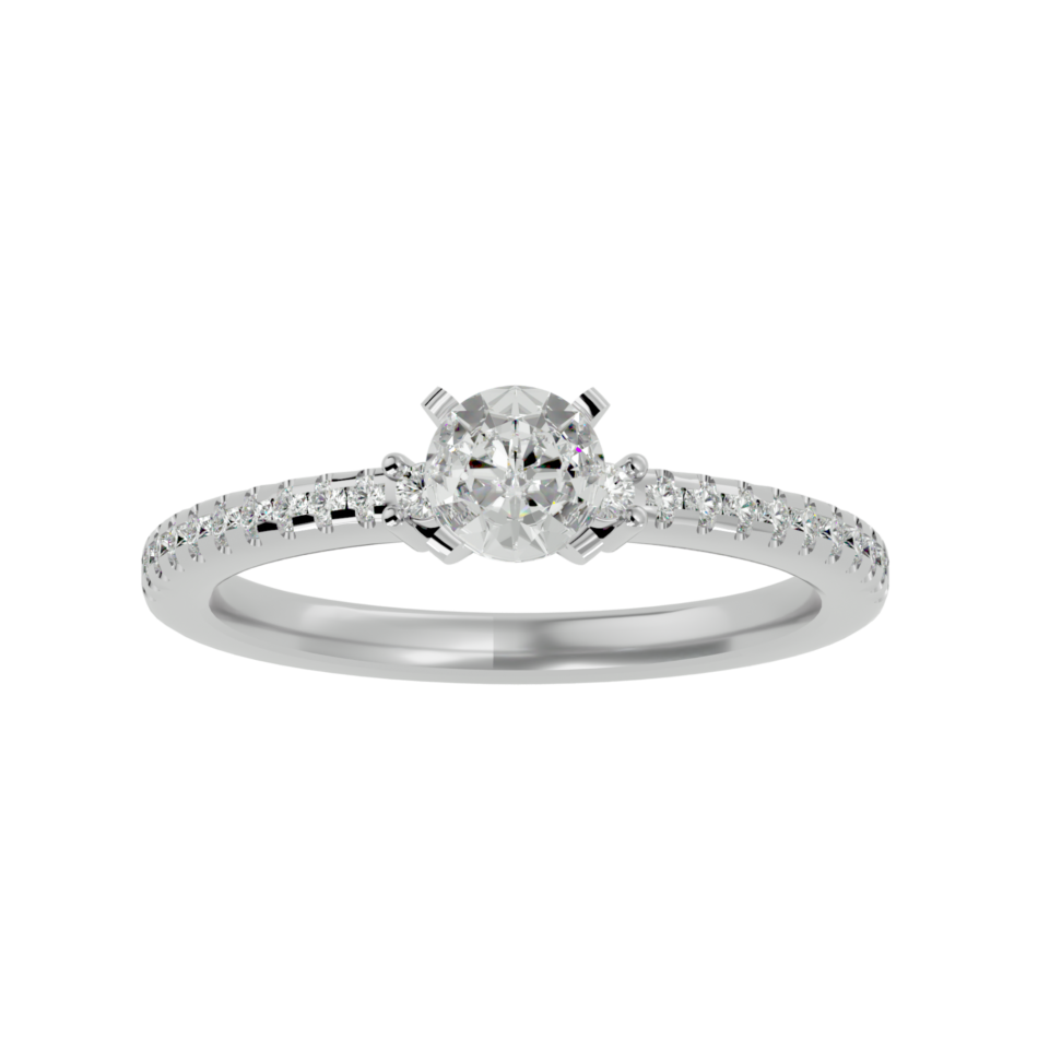 Ethereal Radiance Lab-Grown Diamond Engagement Ring - Image 3