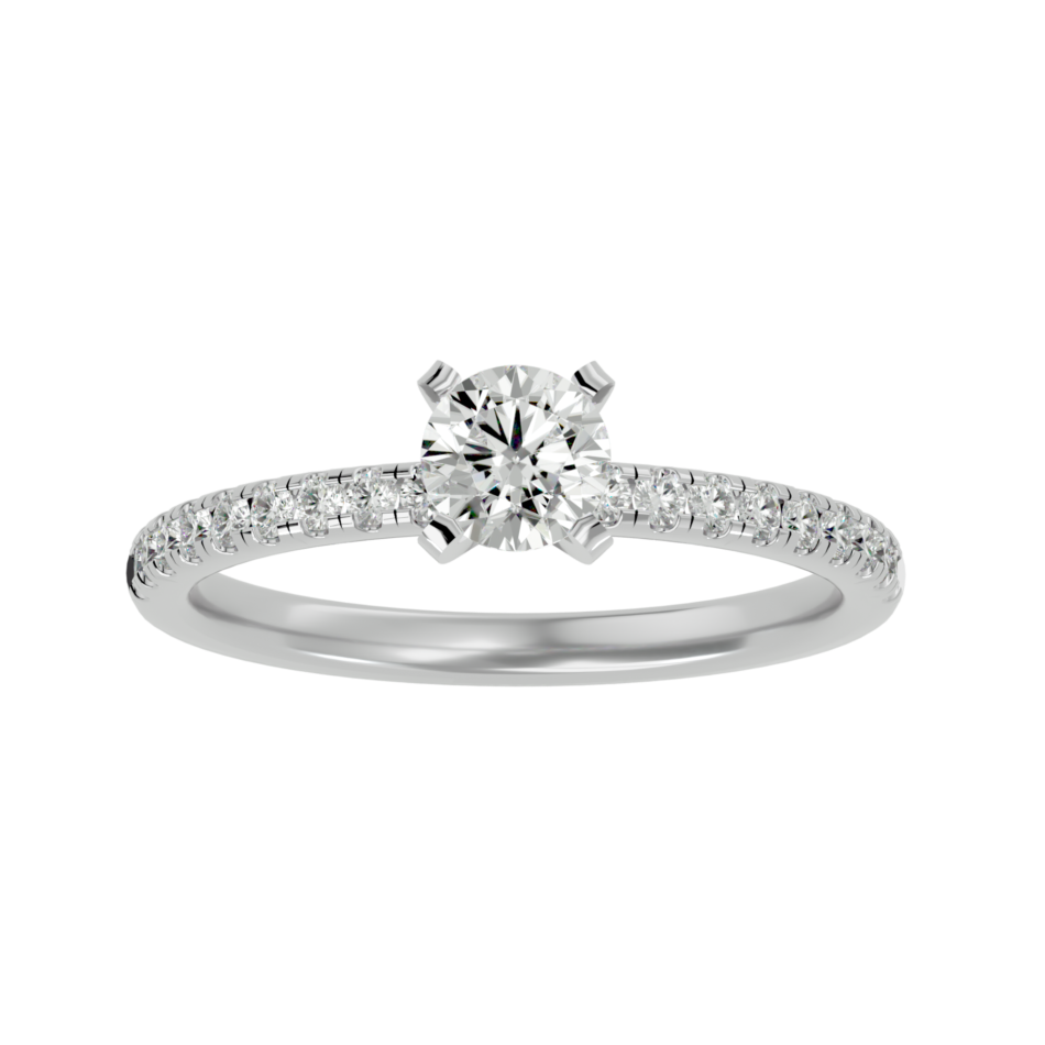Timeless Lab-Grown Diamond Solitaire Engagement Ring - Image 3