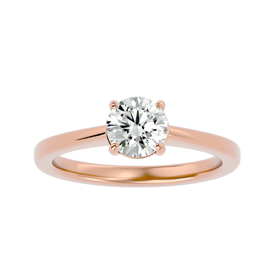 Round-Cut Solitaire Lab-Grown Diamond - Image 4