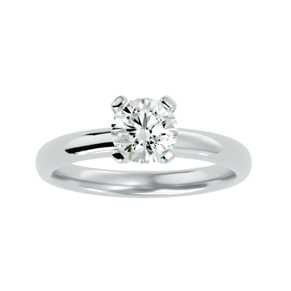 Timeless Lab-Grown Diamond Solitaire Engagement Ring - Image 3