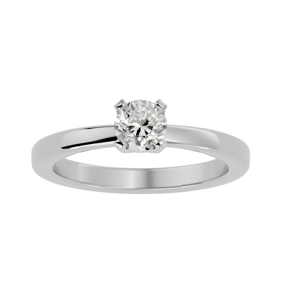Elegant Lab-Grown Diamond Solitaire Engagement Ring - Image 3