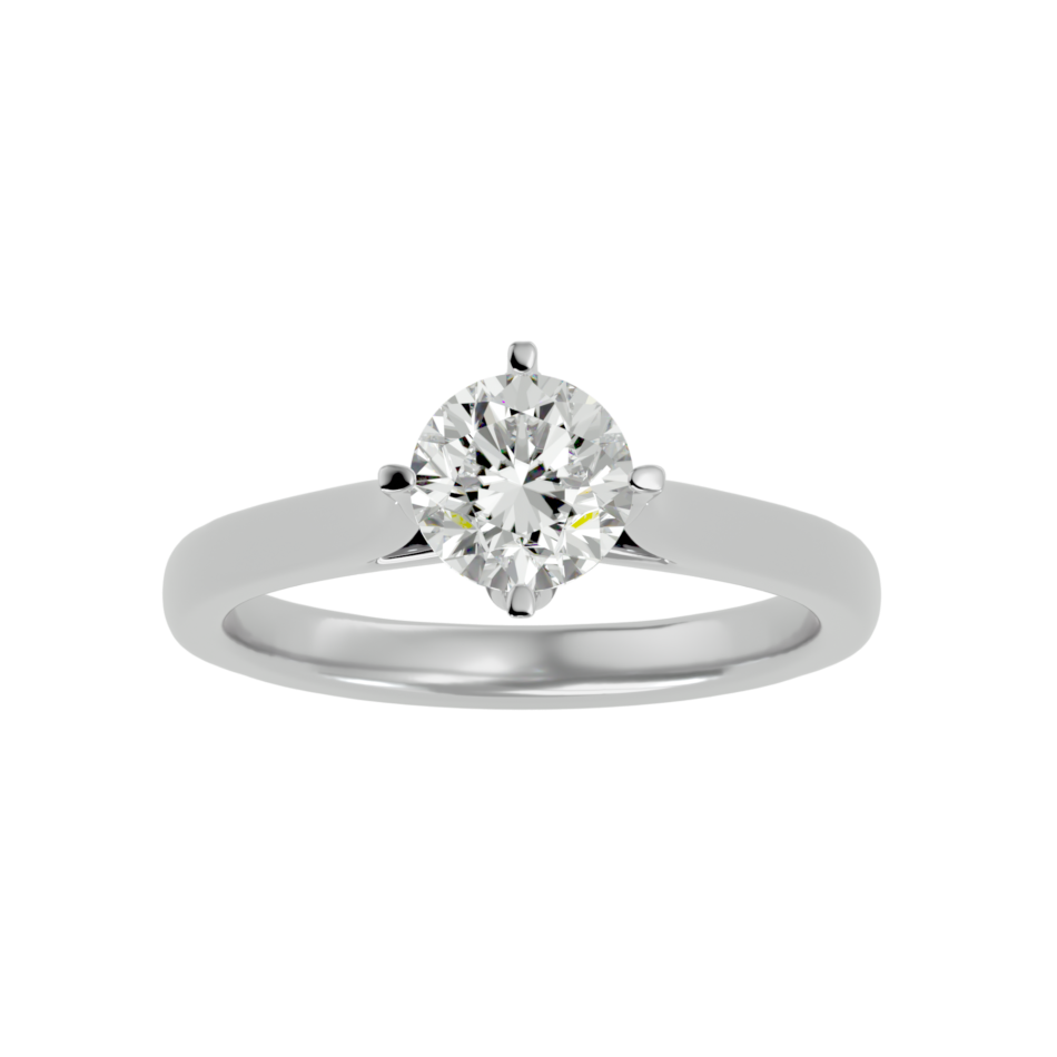 Eternal Glow Solitaire Ring in 18K Gold - Image 3