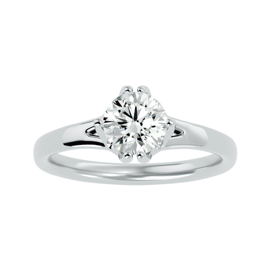Solitaire Lab-Grown Diamond Engagement Ring - Image 3
