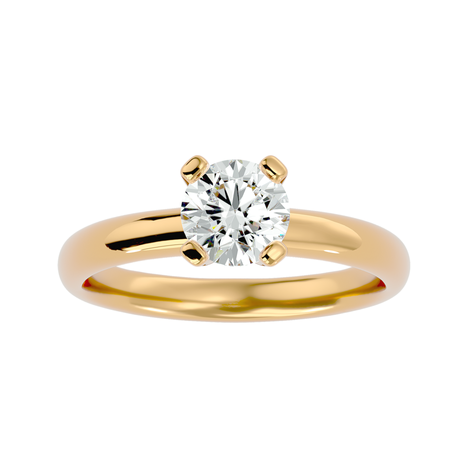 Timeless Lab-Grown Diamond Solitaire Engagement Ring - Image 4