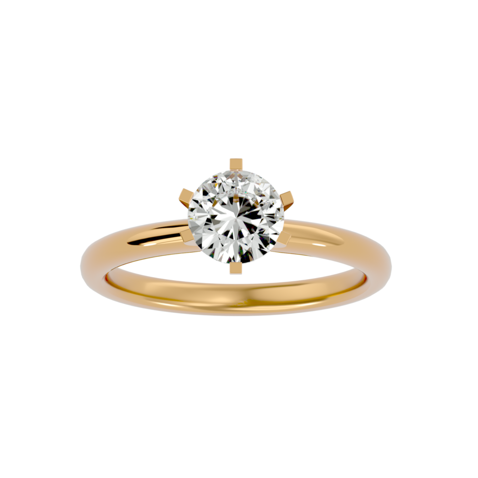 Gleaming Lab-Grown Diamond Solitaire Ring - Image 5