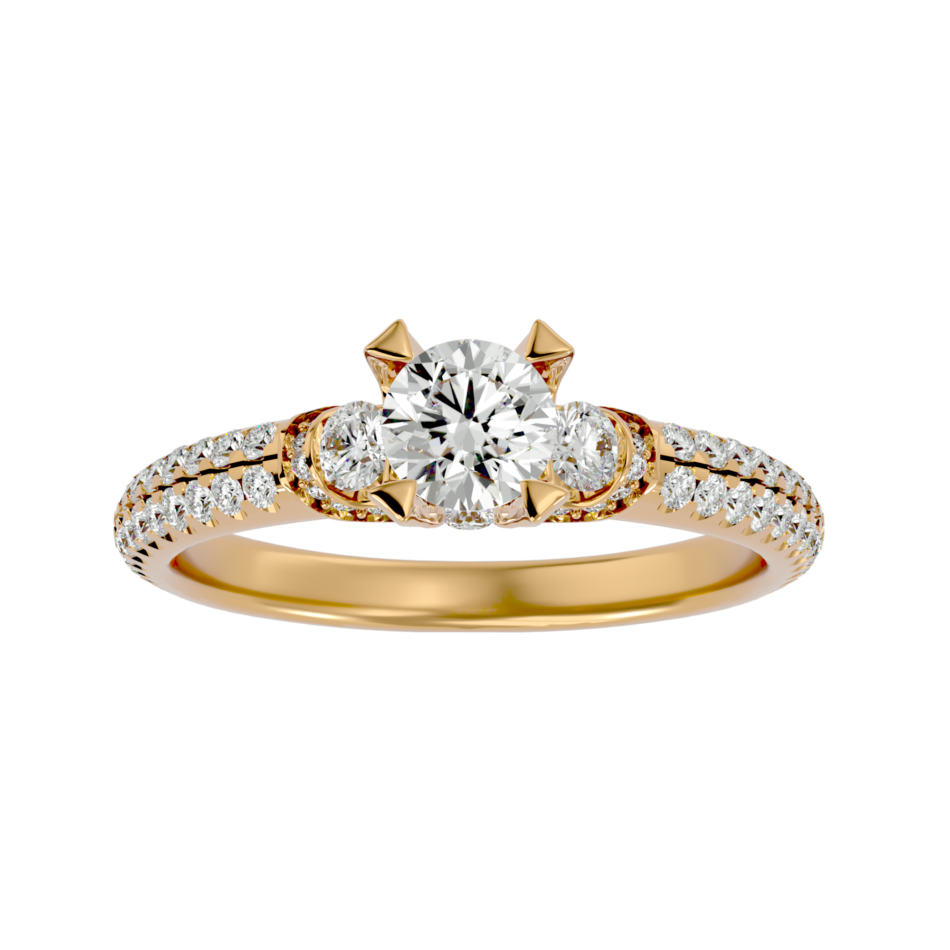 Starlight Pave Lab-Grown Diamond Engagement Ring - Image 4