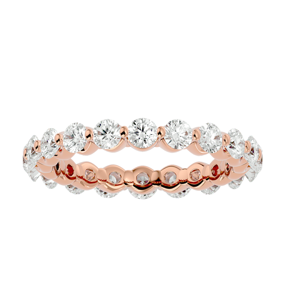 Lab-Grown Diamond Eternity Band in 18K Gold - Image 4