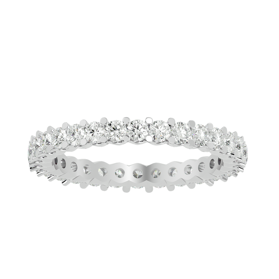 Classic Lab-Grown Diamond Eternity Band in 18K Gold - Image 3