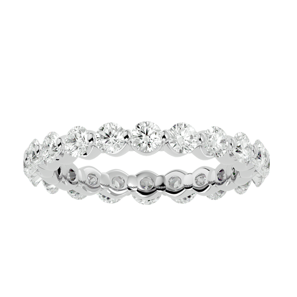 Lab-Grown Diamond Eternity Band in 18K Gold - Image 3