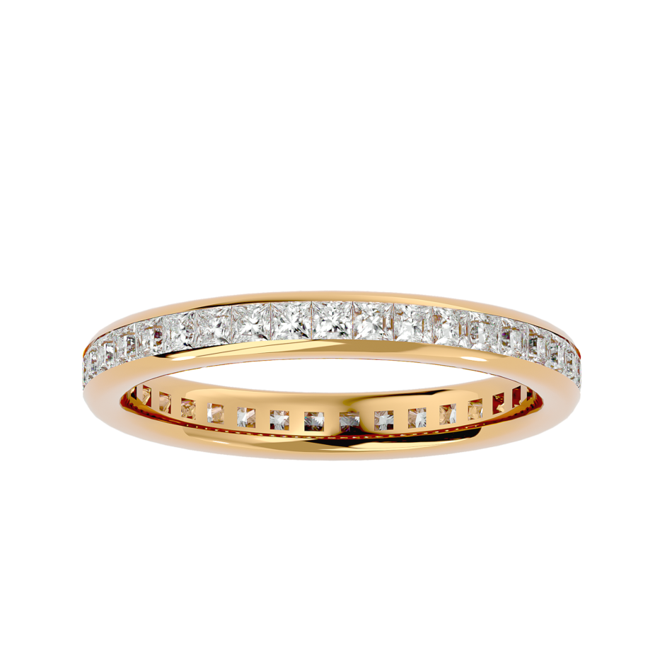 Product photo of Classic Princess-Cut Diamond Band