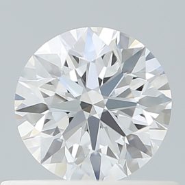 0.56 Carat - D - VVS2 - Cut - ROUND