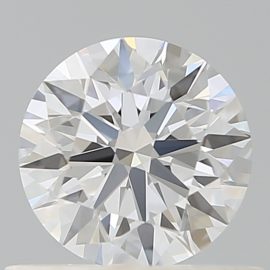 0.58 Carat - D - VVS2 - Cut - ROUND