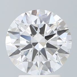 3.17 Carat - F - VVS2 - Cut - ROUND