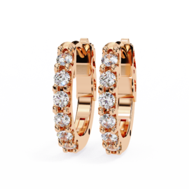 18KT Female Hoops 3 Earring