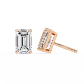 18KT Female Solitaire 1.8 Earring