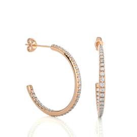 18KT Female Hoops 3.88 Earring