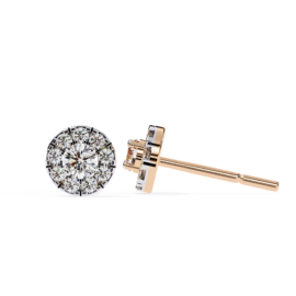 18KT Female Halo 1.5 Earring