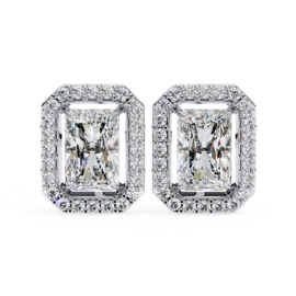 18KT Female Halo 3 Earring