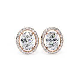 18KT Female Halo 3 Earring