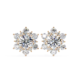 18KT Female Daily Wear 2 Earring