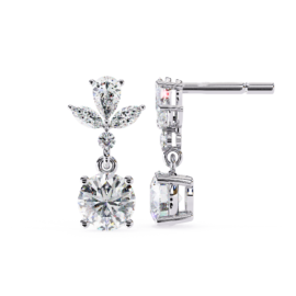 18KT Female Daily Wear 3 Earring