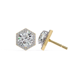 18KT Female Halo 3.2 Earring