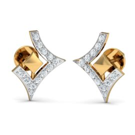 18KT Female Daily Wear 1.07 Earring