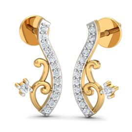18KT Female Daily Wear 1.6 Earring