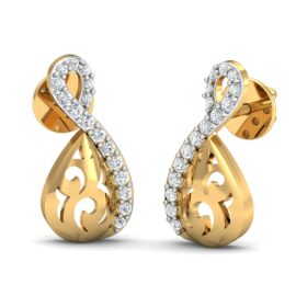 18KT Female Daily Wear 1.8 Earring