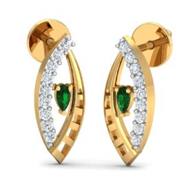 18KT Female Daily Wear 1.7 Earring