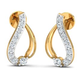 18KT Female Daily Wear 1.75 Earring