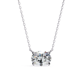 18KT Female Solitaire 3.98 Pendent