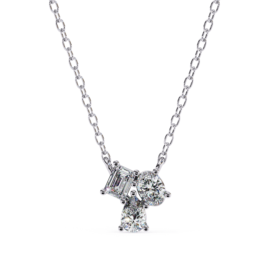 18KT Female Three Stone 4.31 Pendent