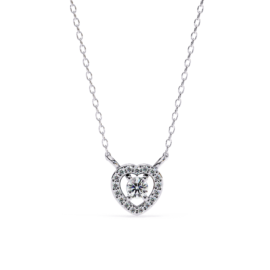 18KT Female Halo 4.28 Pendent
