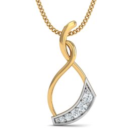 18KT Female Daily Wear 0.85 Pendent