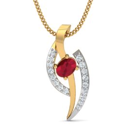 18KT Female Daily Wear 1.2 Pendent