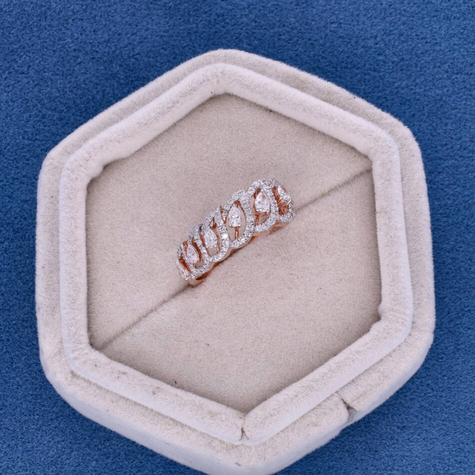 14KT Female Cocktail 4 Ring