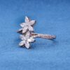 14KT Female Daily Wear 2 Ring
