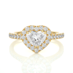 Halo ring for women