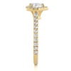 Halo ring for women