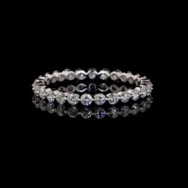 Lab-Grown Diamond Eternity Band in 18K Gold