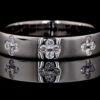 Floral Lab-Grown Diamond Band in 18K Gold