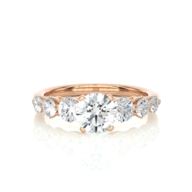 18KT Female Side Stone 3.6 Ring