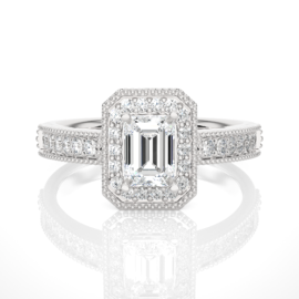 18KT Female Halo 5.8 Ring
