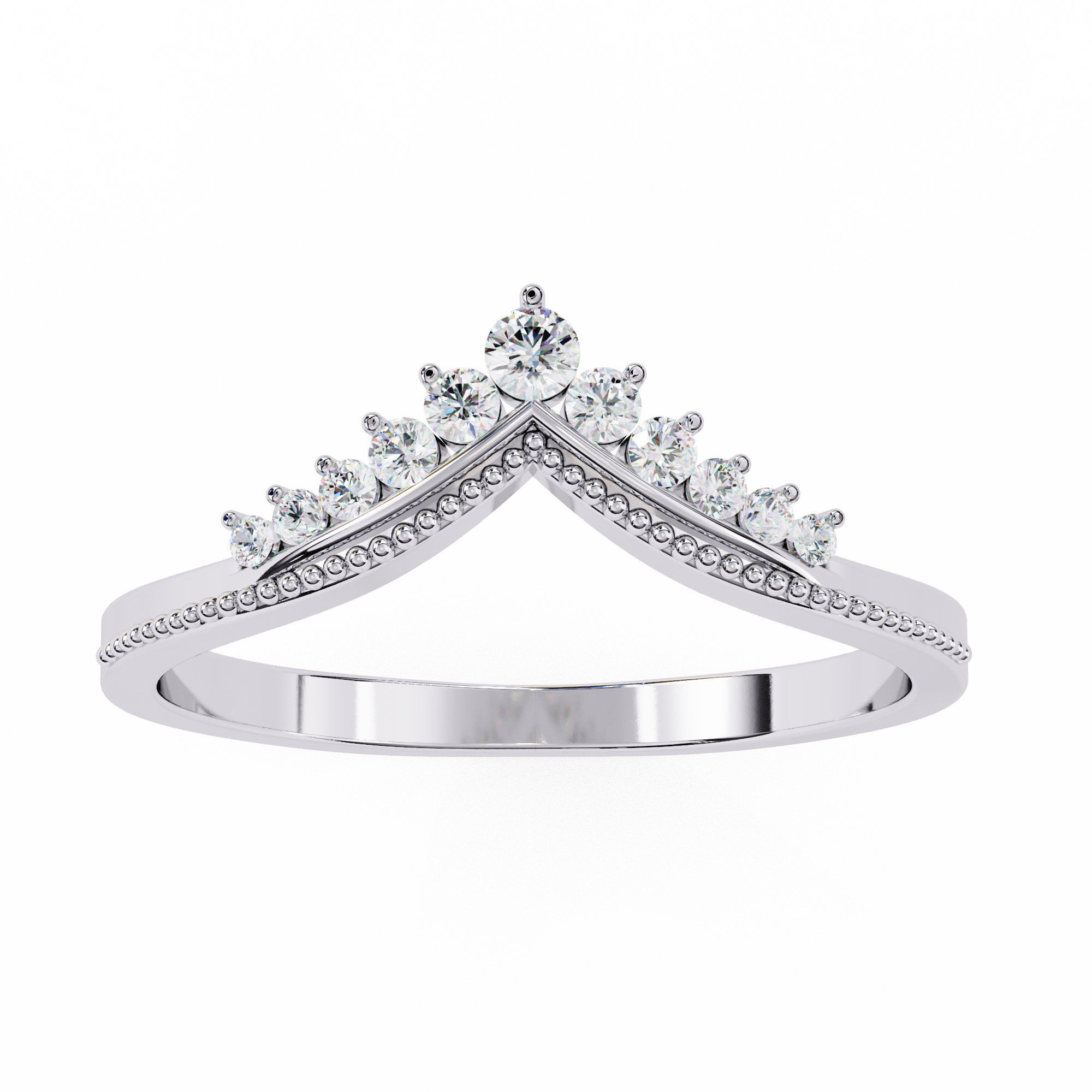 18KT Female Bands 2.36 Ring