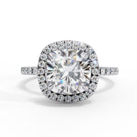 18KT Female Halo 3.13 Ring